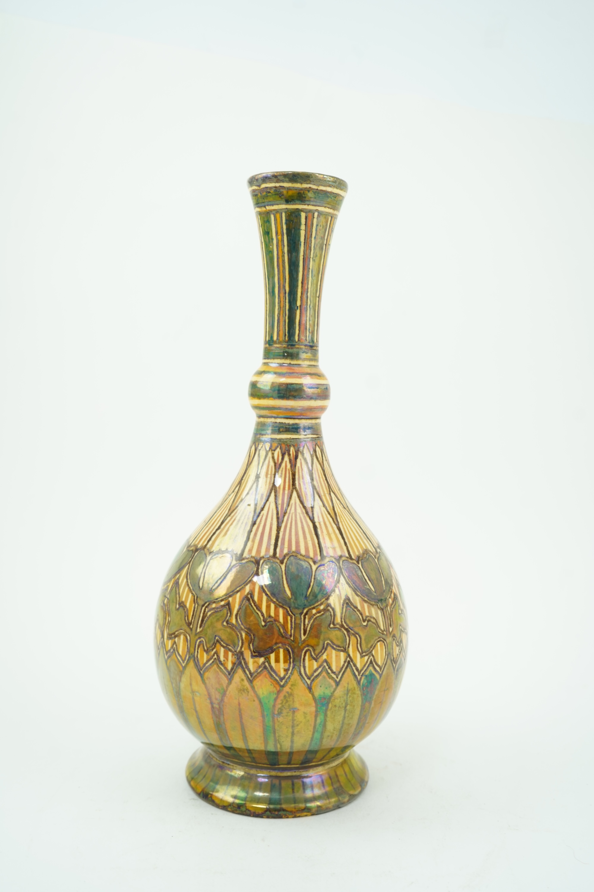 Maw & Co., Jackfield, Salop: A lustre ware art pottery vase